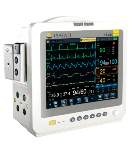 monitor multiparâmetro modular Isaiah, um dos itens equipamentos médicos disponíveis na CMOS DRAKE