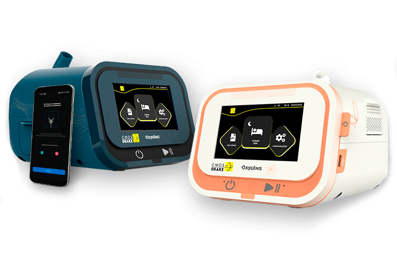 CPAP Oxygênis e App de Celular