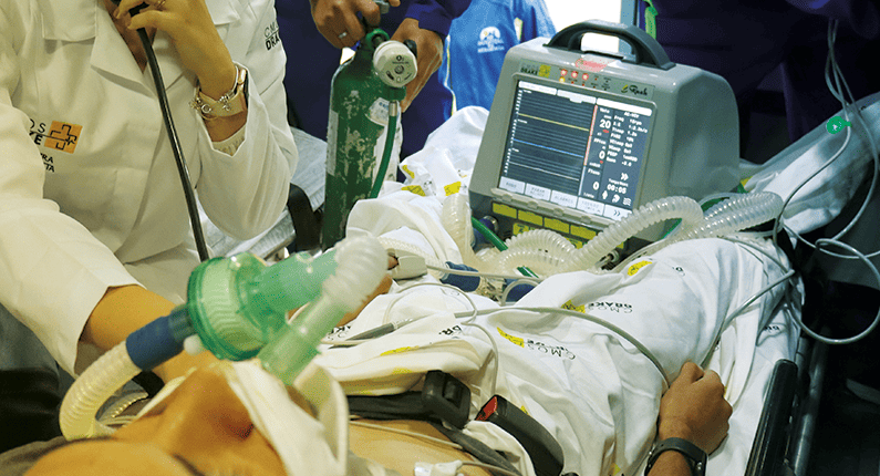 Ruah no transporte de ambulancia