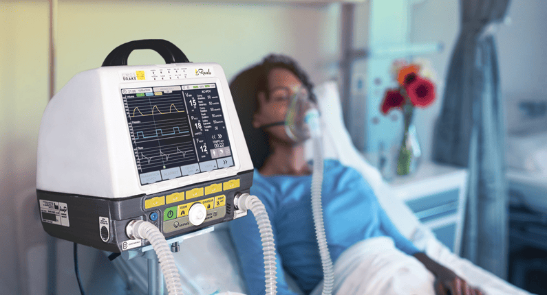 Ventilador Ruah em primeiro plano
