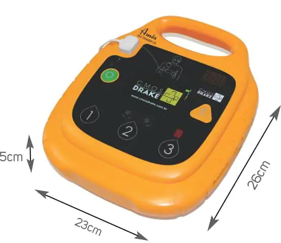 Dimensões do DEA Trainer CR AMOS