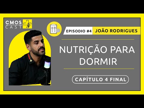 Pessoa dormindo profundamente ao lado de alimentos saudáveis, representando a relação entre nutrição e qualidade do sono.