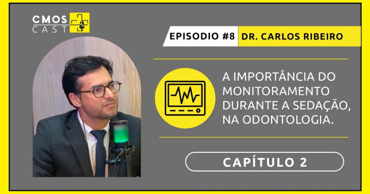 O Dr. Carlos Ribeiro, cirurgião-dentista especializado em sedação, que compartilha sua experiência clínica e destaca por que o uso do monitor multiparamétrico e outros equipamentos médicos é essencial para a segurança do paciente