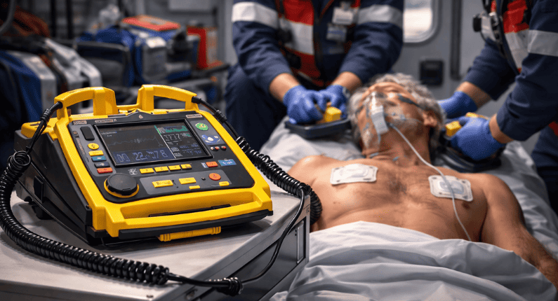 Biphasic Defibrillator Monitor