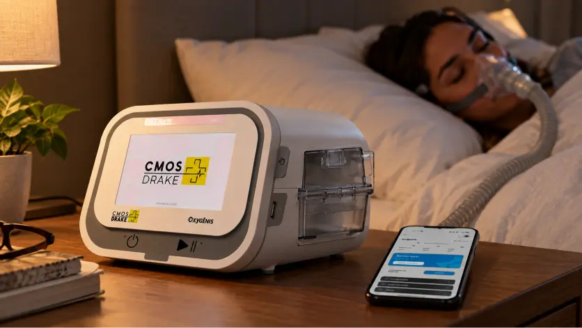 Dispositivo CPAP em Noite Tranquila
